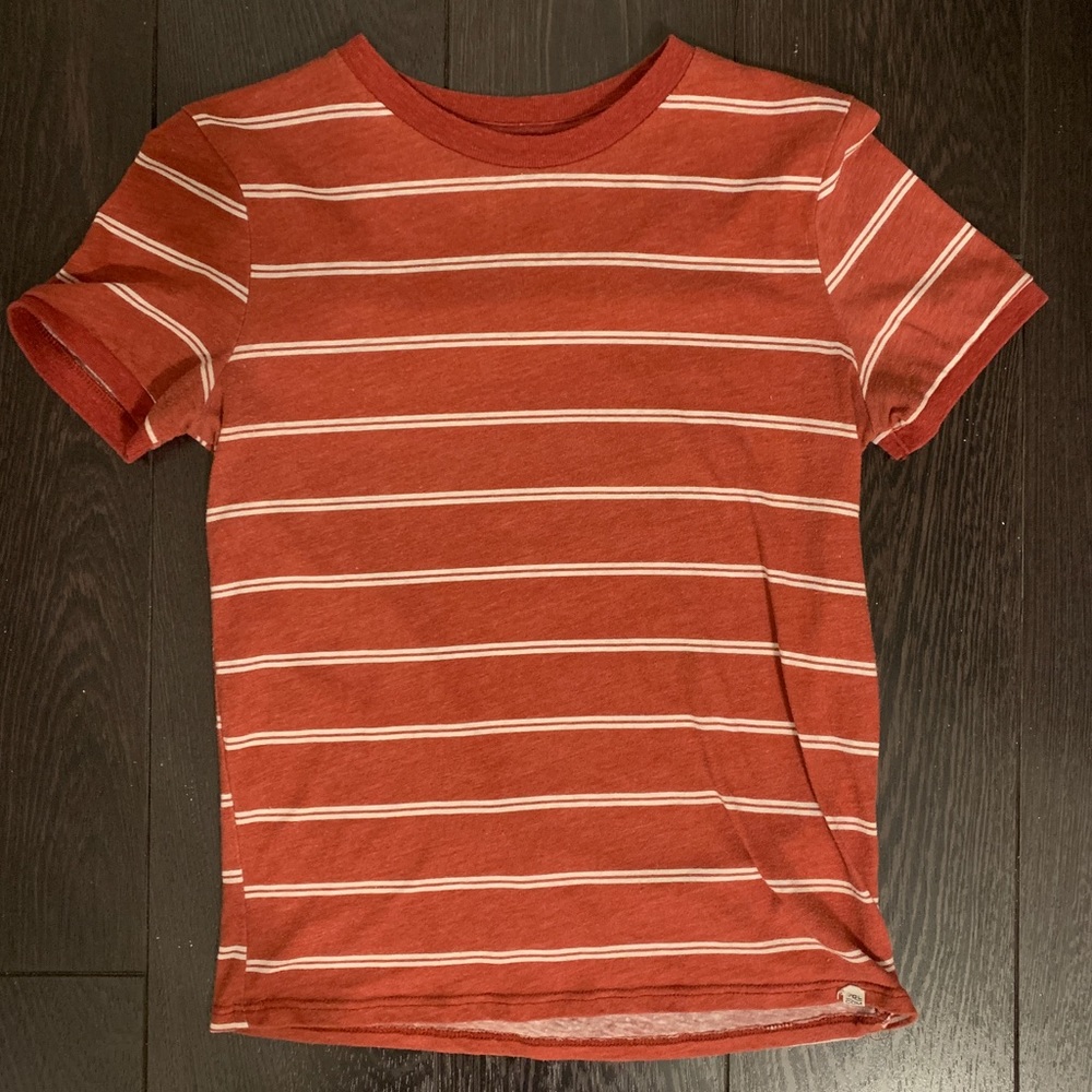 Volcom Stripped Cropped T-Shirt